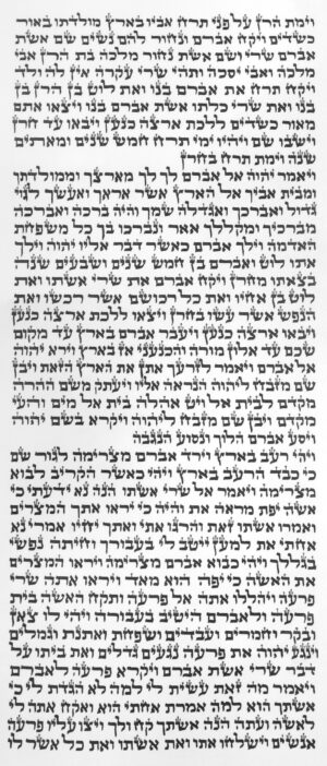 ספר תורה ספרדי 48 ס"מ